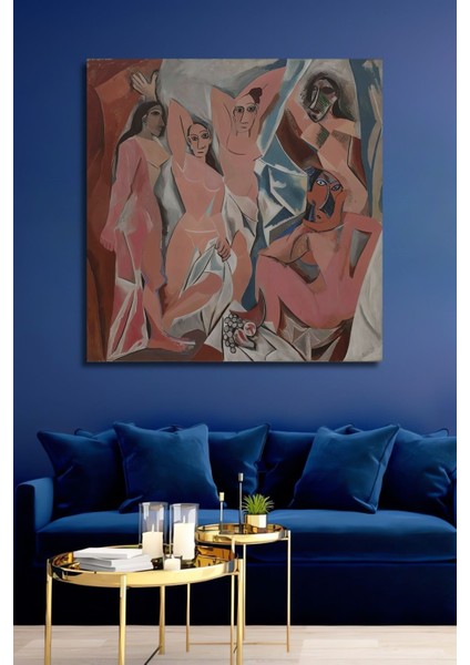 Dekoratif Dikey Modern Sanat Harem Duvar Tablo Ahşap Dikdörtgen Tablo