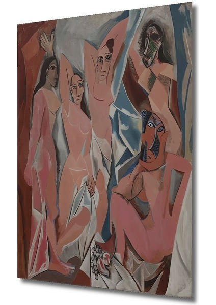 Dekoratif Dikey Modern Sanat Harem Duvar Tablo Ahşap Dikdörtgen Tablo