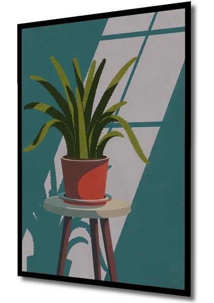 Dekoratif Bohem Minimalist Soyut Çizim Ahşap Tablo Çerçeve Görünümlü Dikey Duvar Dekorasyon Tablosu modelleri