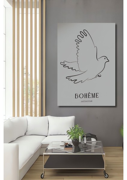 Ahşap Bohem Duvar Tablosu Modern Tablo Tablo Çerçeve Görünümlü Dikey Duvar Dekorasyon Tablosu