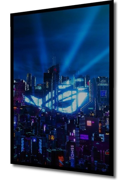 Dekoratif Dikey Şehir Duvar Tablo Ahşap Dikdörtgen Tablo indirimleri