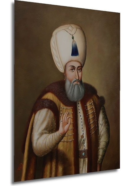 Dekoratif Dikey Osmanlı Padişahları Duvar Tablo Ahşap Dikdörtgen Tablo modelleri