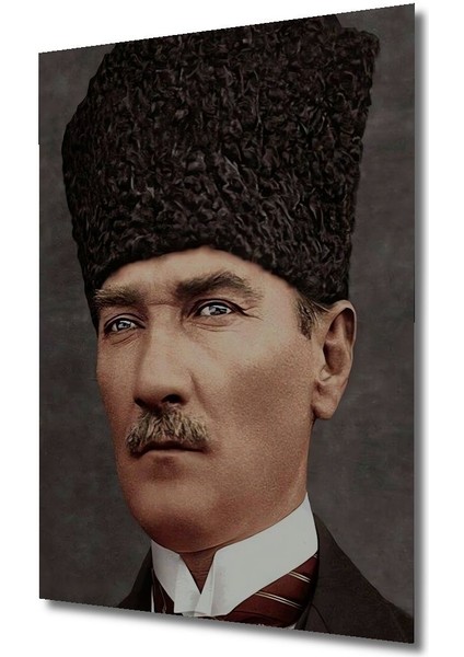Dekoratif Dikey Atatürk Duvar Tablo Ahşap Dikdörtgen Tablo fırsatları