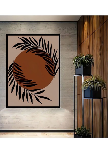 Ahşap Bohem Dekorasyon Yüksek Kaliteli Tasarım Tablo Çerçeve Görünümlü Dikey Duvar Dekorasyon Tablo