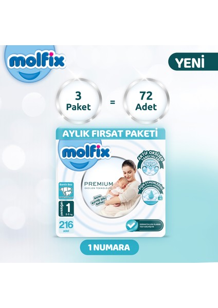 Premium Aylık Fırsat Paketi 1 Beden 216 Adet