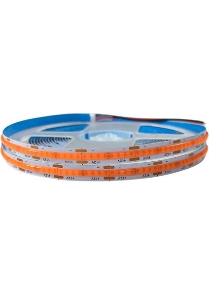 12V 8 mm Esnek Cob Şerit LED Pembe 320 Ledli IP20 5m
