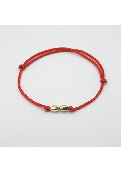 Kırmızı Ipli 14 Ayar Altın Bileklik fiyatları