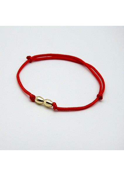 Kırmızı Ipli 14 Ayar Altın Bileklik modelleri