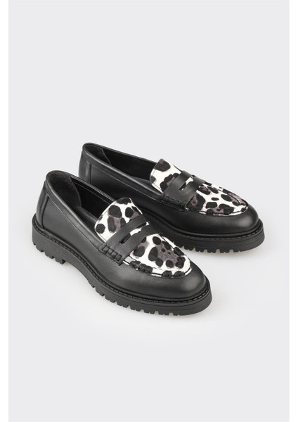 Siyah Deri Kadın Günlük Ayakkabı fiyatları