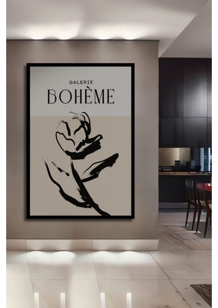 Ahşap Bohem Duvar Tablosu Modern Tablo Tablo Çerçeve Görünümlü Dikey Duvar Dekorasyon Tablosu