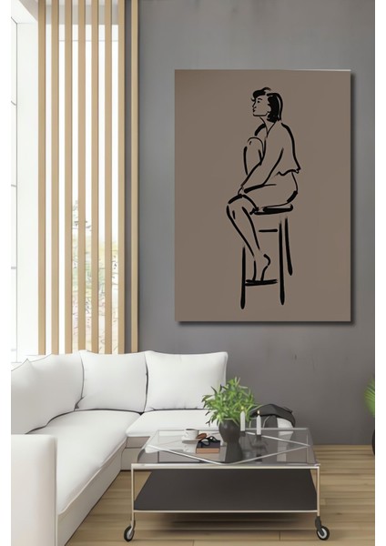 Ahşap Bohem Duvar Tablosu Modern Tablo Tablo Çerçeve Görünümlü Dikey Duvar Dekorasyon Tablosu