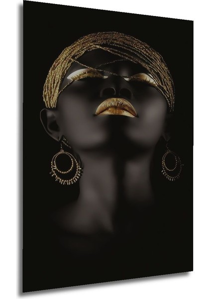 Dekoratif Dikey Afrikalı Kadın Sanat Duvar Tablo Ahşap Dikdörtgen Tablo modelleri