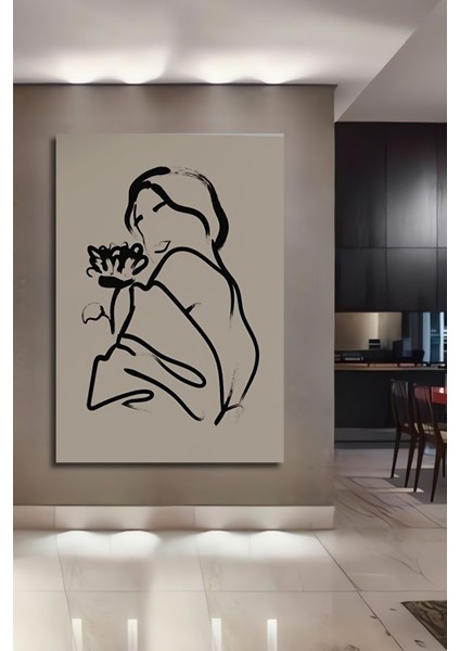 Ahşap Bohem Duvar Tablosu Modern Tablo Tablo Çerçeve Görünümlü Dikey Duvar Dekorasyon Tablosu