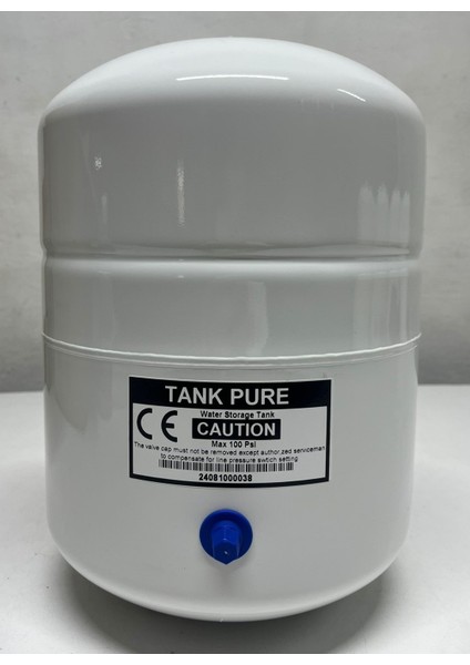 Su Arıtma Cihazı 8 Lt Çelik Tank -Su Arıtma Deposu Su Arıtma Tankı- Su Arıtma Cihazı Deposu Metal Tank