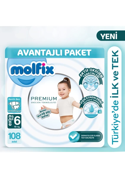 Premium Avantajlı Paket 6 Beden 108 Adet