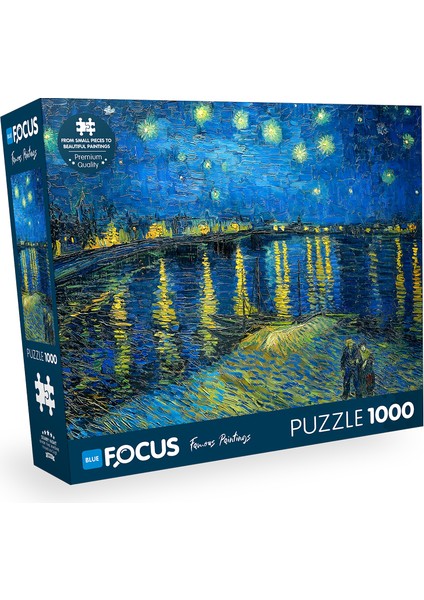 1000 Parça Puzzle - Starry Night Over The Rhone