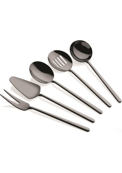 Allegra Titanyum Black 5 Parça Sos Servis Seti