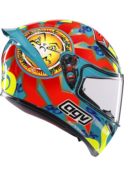 K1S E2206 Rossi Mugello 1999 Configuration Kapalı Kask