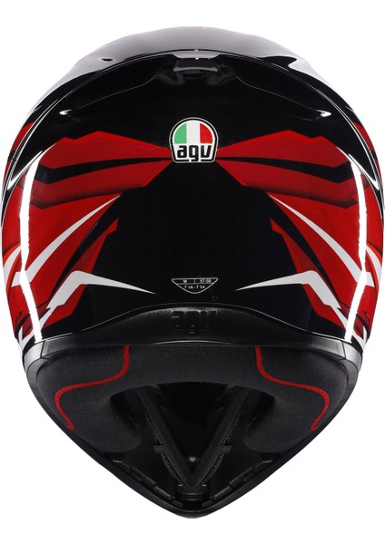 K1S Lion Black Red White Configuration Kapalı Kask fırsatları