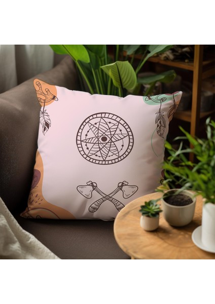 Düşkapanı Tasarımlı 4'lü Yastık Içi ve Kırlent Kılıfı 45CM 113654 fırsatları