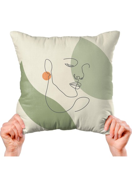 Modern Tasarımlı 4'lü Yastık Içi ve Kırlent Kılıfı 45CM 113666 indirimleri