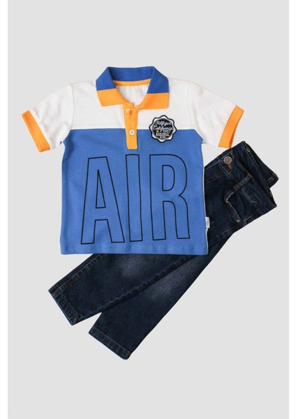 Bebek Polo Yaka Tişört Pamuklu ve Şort