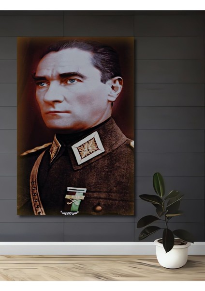 Dekoratif Atatürk Ahşap Tabloları Çerçeve Görünümlü Dikey Duvar Dekorasyon Tablosu fiyatları