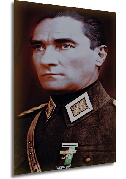 Dekoratif Atatürk Ahşap Tabloları Çerçeve Görünümlü Dikey Duvar Dekorasyon Tablosu indirimleri