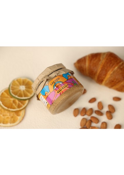 275 Gram Şekersiz, Katkısız, Glutensiz, Vegan, Doğal Kavrulmuş Badem Ezmesi Roasted Almond Butter (275 Gram)