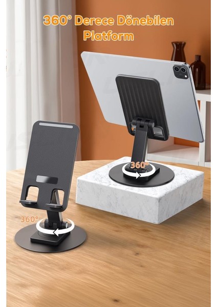 2'li 360° Döner Alüminyum Ayarlanabilir Telefon ve Tablet Standı fiyatları