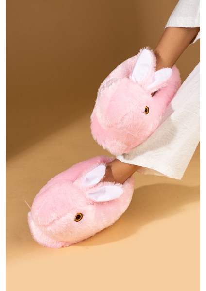 Sevimli Tavşan Kalın Termal Taban Kadın Panduf K110-25 fiyatları