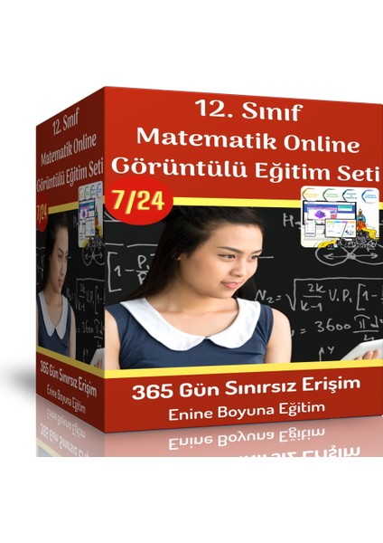 Enine Boyuna Eğitim 12. Sınıf Matematik Online Görüntülü Eğitim Seti