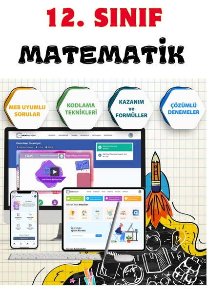 Enine Boyuna Eğitim 12. Sınıf Matematik Online Görüntülü Eğitim Seti indirimleri