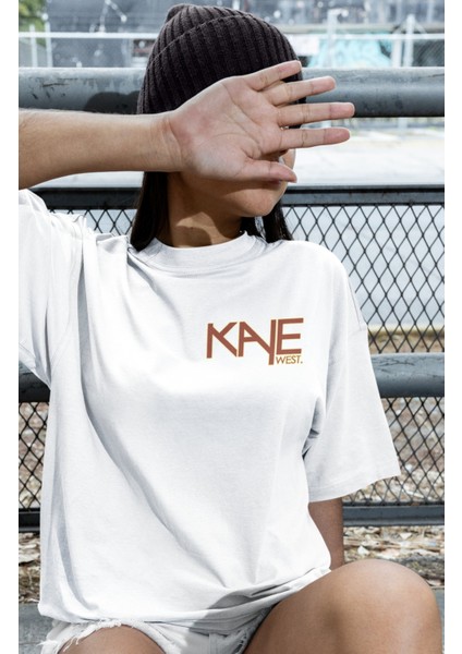 Oversize Albüm Şarkıları Yazılı Sırt Baskılı T-Shirt, Unisex Kanye West Baskılı Tişört modelleri