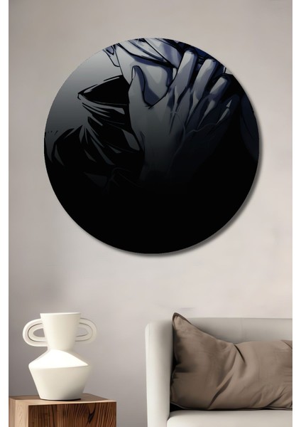 Dekoratif Anime Duvar Tablo Ahşap Yuvarlak Tablo fiyatları