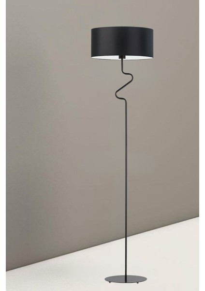 Tekno Trust 151-200 Seattle Statik Siyah Tek Ayaklı Modern Metal Lambader