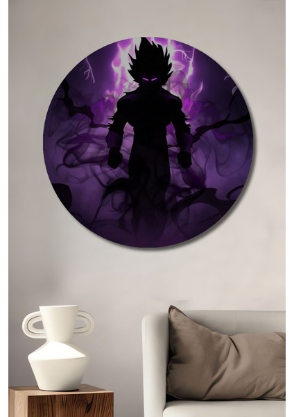Dekoratif Anime Duvar Tablo Ahşap Yuvarlak Tablo fiyatları