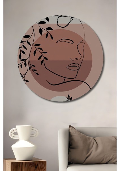 Ahşap Tablo Mid Century Matisse Van Gogh Picasso Magritte Bohem Soyut Minimalist Art Yuvarlak Tablo