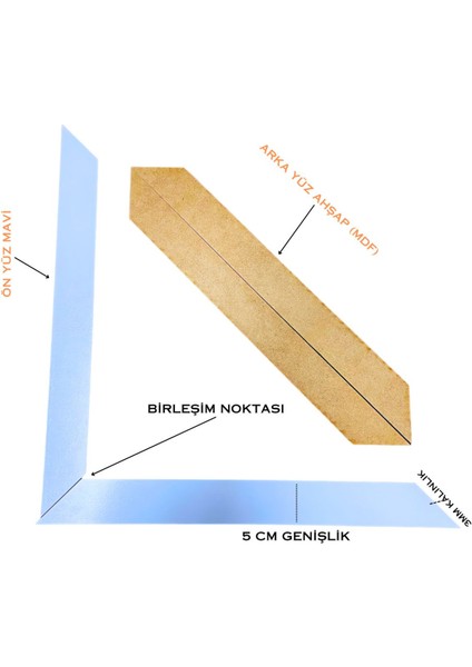 Dekoratif Minimalist Modern Sanat Duvar Tablo Ahşap Yuvarlak Tablo