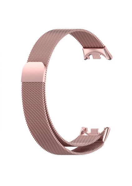 Xiaomi Mi Band 8 Uyumlu Metal Hasır Kordon