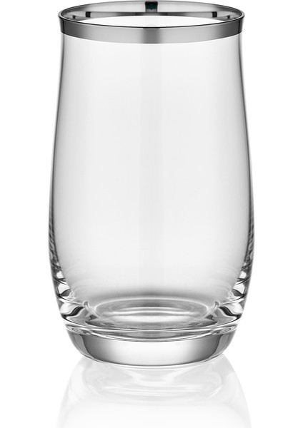 Dalia Platin Yaldızlı 350 ml 6 Parça Cam Meşrubat Bardağı 9-01010006