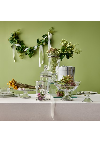 Dalia Platin Yaldızlı 350 ml 6 Parça Cam Meşrubat Bardağı 9-01010006 fırsatları