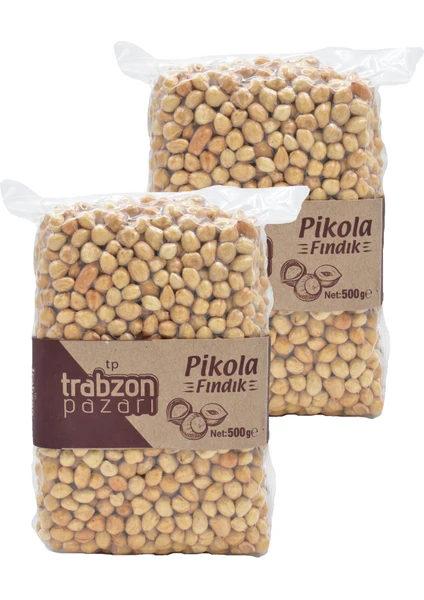 Trabzon Pazarı Trabzon Yöresel Çifte Kavrulmuş Pikola Fındık Içi 2X500 gr