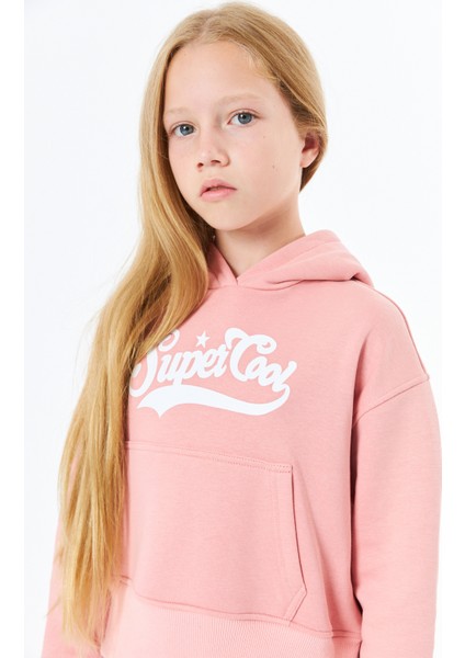SGK-1321 Serbend Kids Kız Kapüşonlu Okul Sweat fırsatları