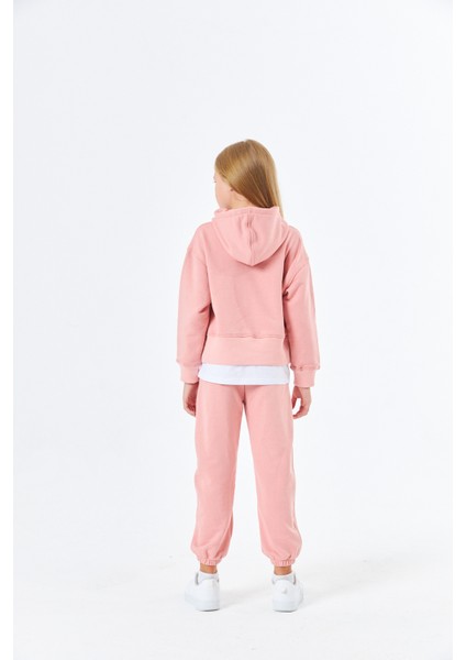 SGK-1321 Serbend Kids Kız Kapüşonlu Okul Sweat indirimleri