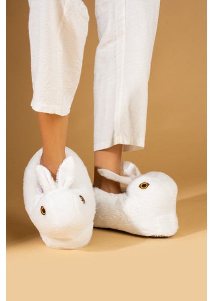 Sevimli Tavşan Kalın Termal Taban Kadın Panduf K110-25 fiyatları