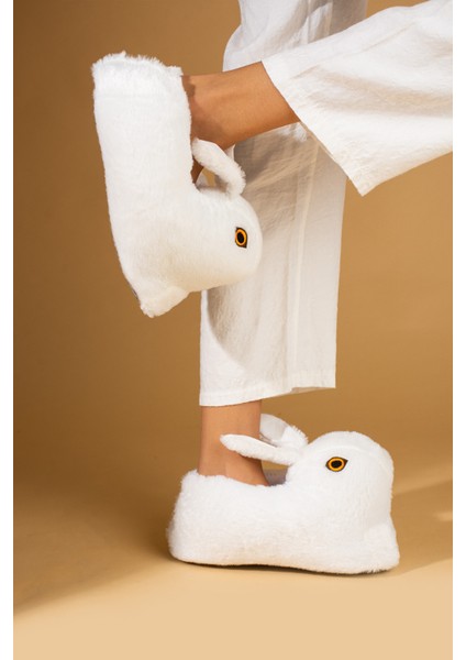 Sevimli Tavşan Kalın Termal Taban Kadın Panduf K110-25 modelleri