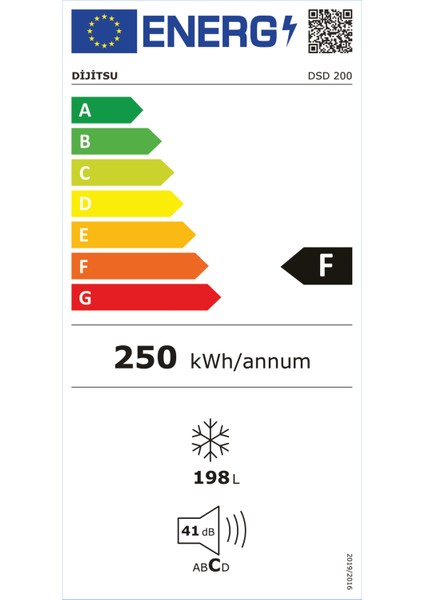 Dsd 200 Derin Dondurucu 200LITRE Sandık Tipi Difriz