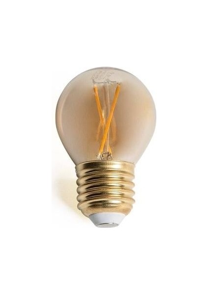 4W Rustik LED Ampul (E-27) (Amber)