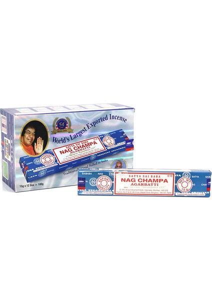 Satya Nag Champa Aromalı Çubuk Tütsü 15 gr